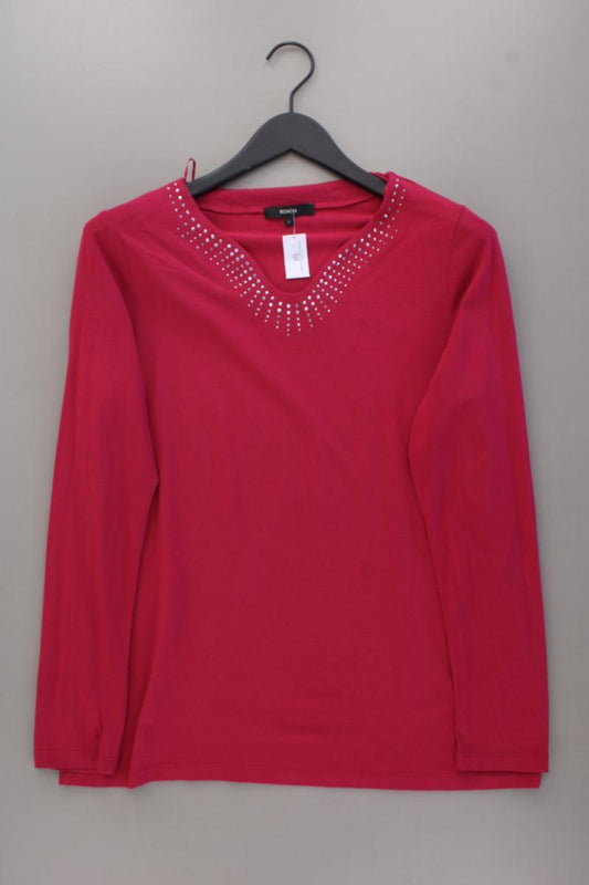 Bonita Longsleeve-Shirt Gr. L neuwertig Langarm rot aus Baumwolle