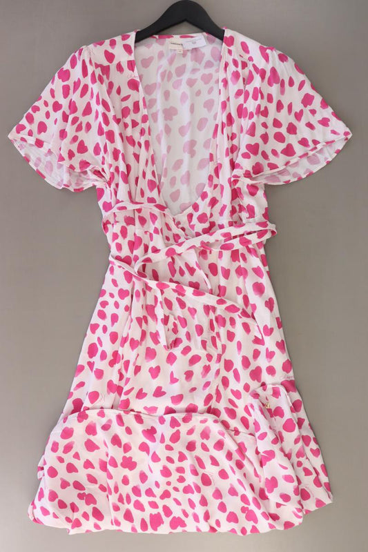Fabienne Chapot Wickelkleid Gr. 42 Kurzarm pink aus Viskose