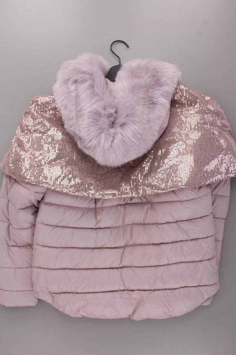 Timami Winterjacke Gr. L neuwertig mit Pailletten rosa aus Polyester