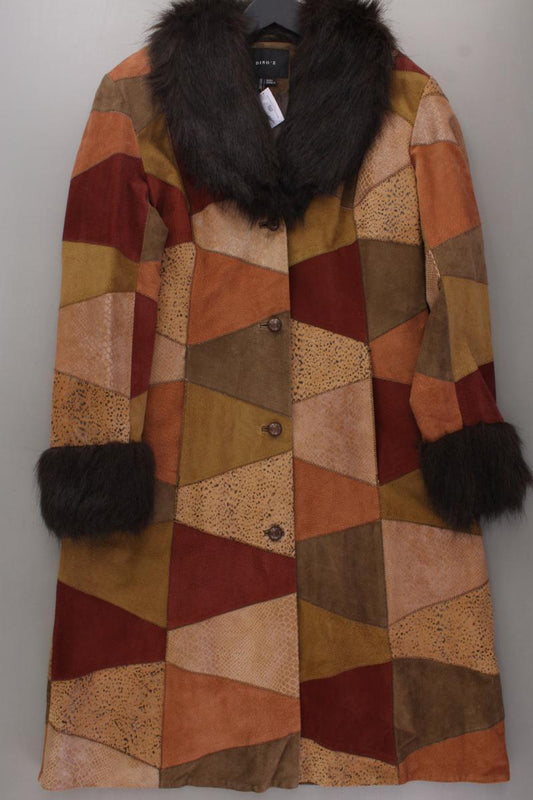 Dino'z Vintage Ledermantel Gr. 38 mehrfarbig