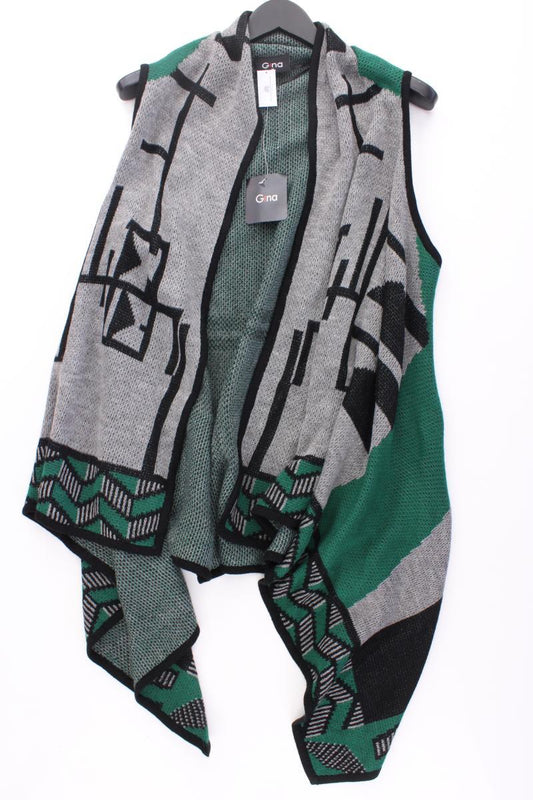 G!ina Weste Gr. 38 geometrisches Muster neu mit Etikett Neupreis: 19,99€! grau