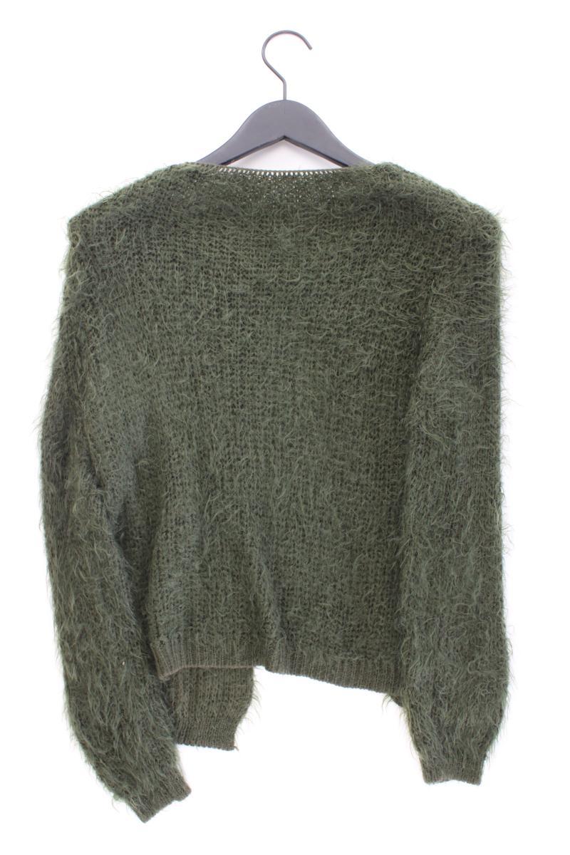 Strickjacke Gr. M Langarm olivgrün aus Polyacryl