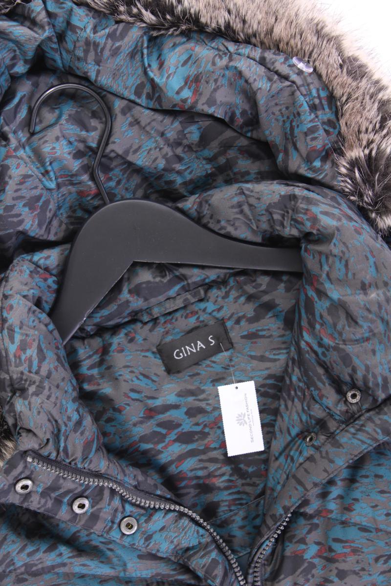 GINA S Kapuzenjacke Gr. 38 blau aus Polyester