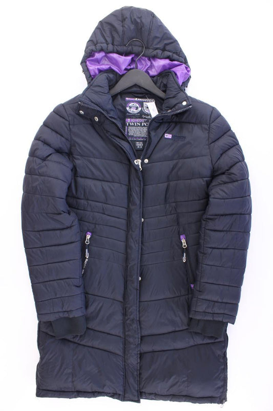 Geographical Norway Kapuzenmantel Gr. XL blau aus Polyester
