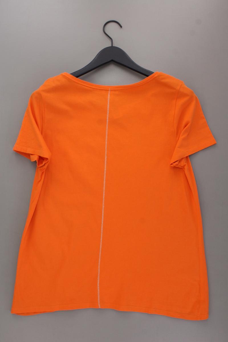 Street One Printshirt Gr. 42 neuwertig Kurzarm orange