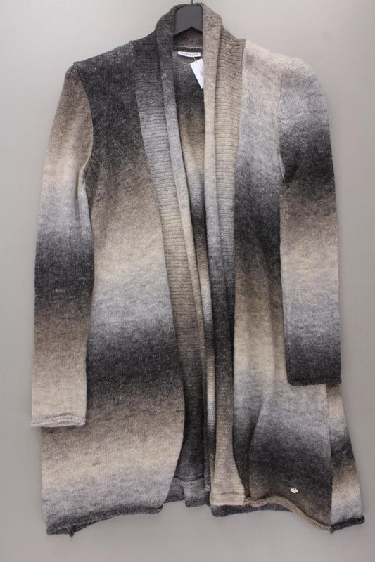 Street One Strickjacke Gr. 38 Langarm grau aus Polyacryl