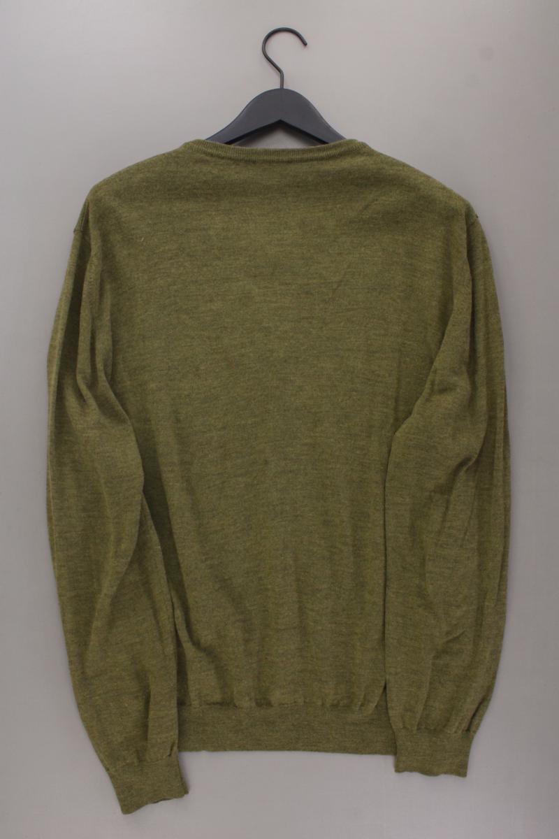 Walbusch Wollpullover für Herren Gr. 62/64 grün