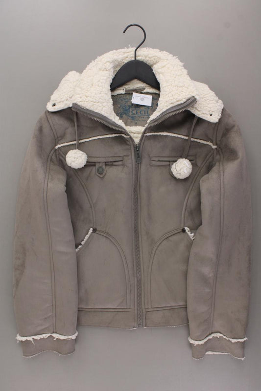 Cecil Winterjacke Gr. M grau aus Polyester
