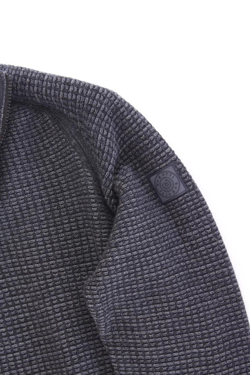 Bugatti Pullover mit Wolle für Herren Gr. XL neuwertig grau aus Polyacryl