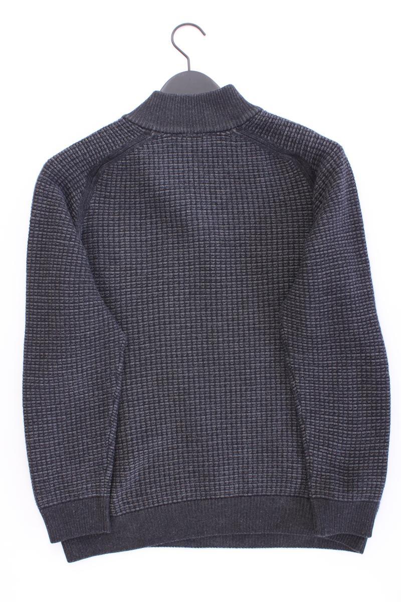 Bugatti Pullover mit Wolle für Herren Gr. XL neuwertig grau aus Polyacryl