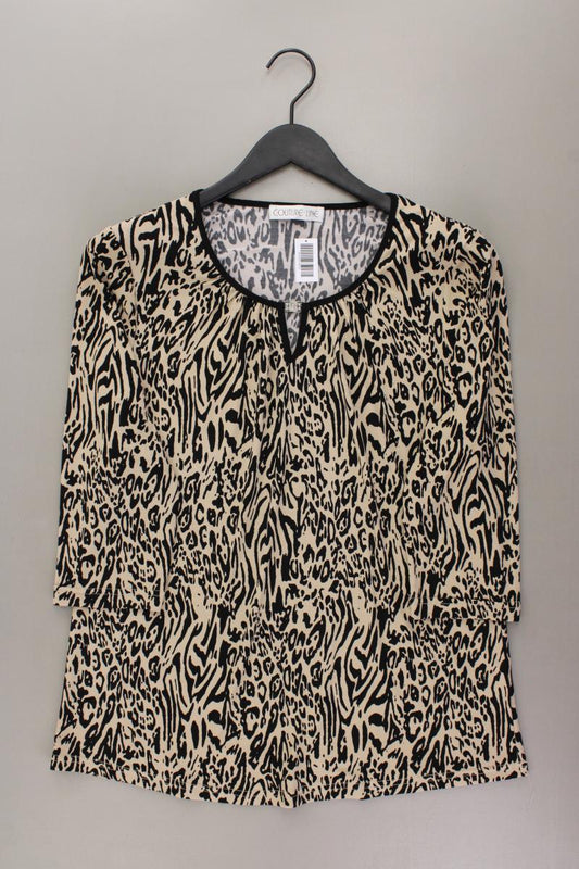Couture Line Printshirt Gr. 42 mit Tierdruck neuwertig 3/4 Ärmel braun