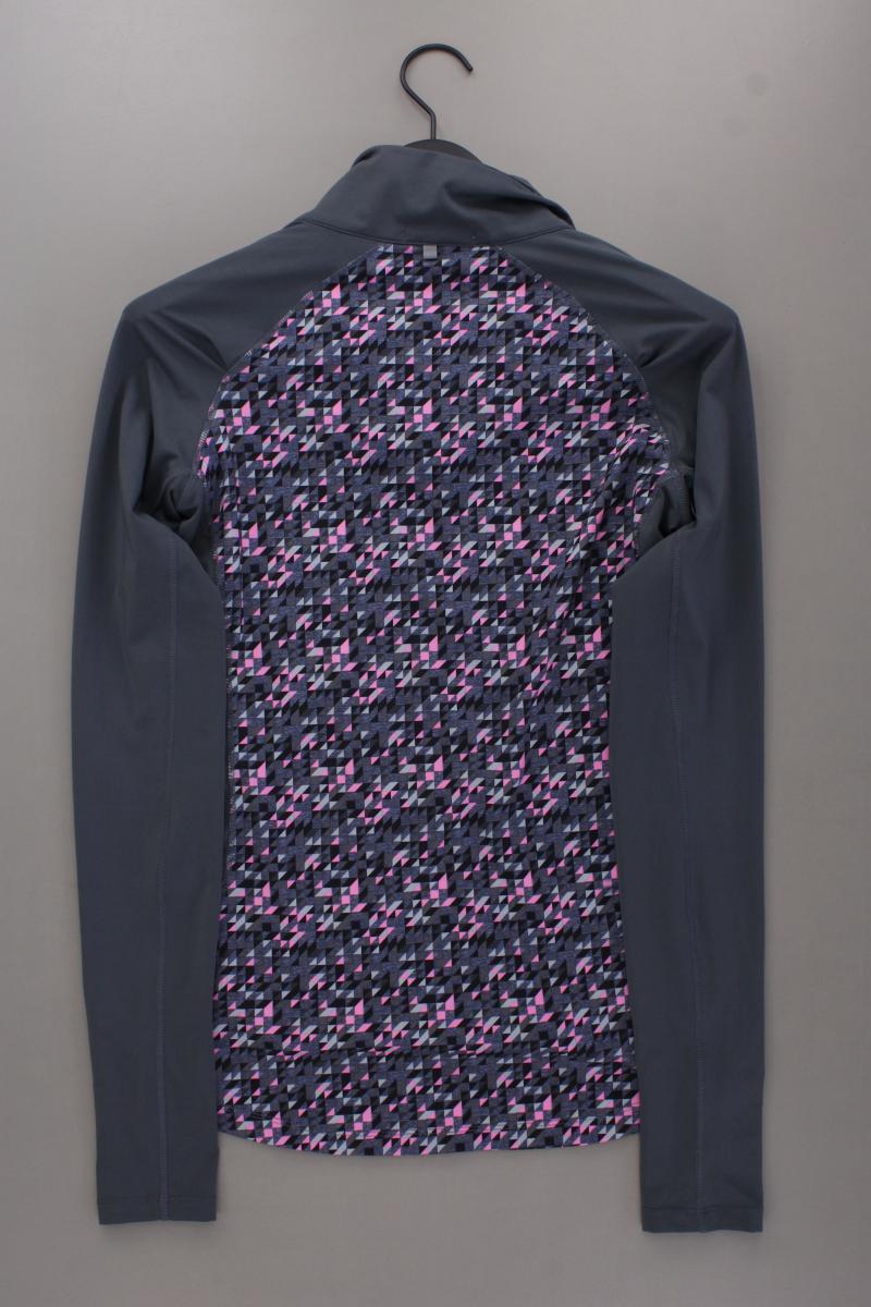 Elle Sport Jacke Y2K Gr. S geometrisches Muster grau