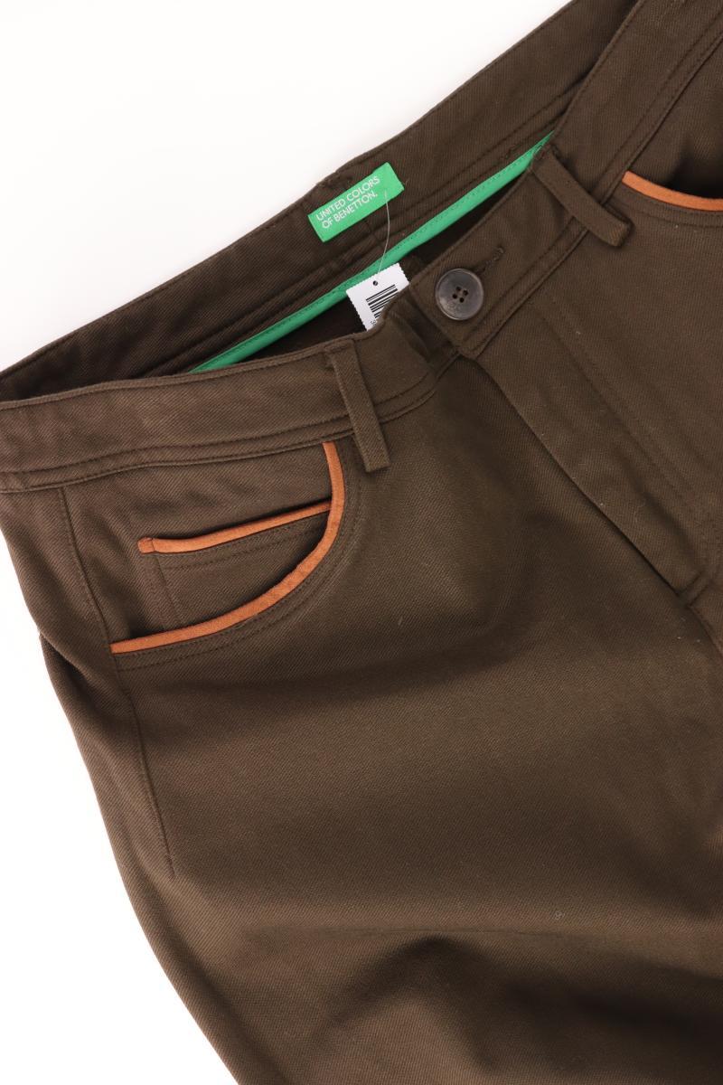 United Colors of Benetton Five-Pocket-Hose Gr. 40 braun aus Viskose