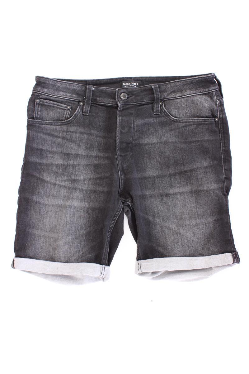 Jack & Jones Jeansshorts für Herren Gr. L grau aus Baumwolle