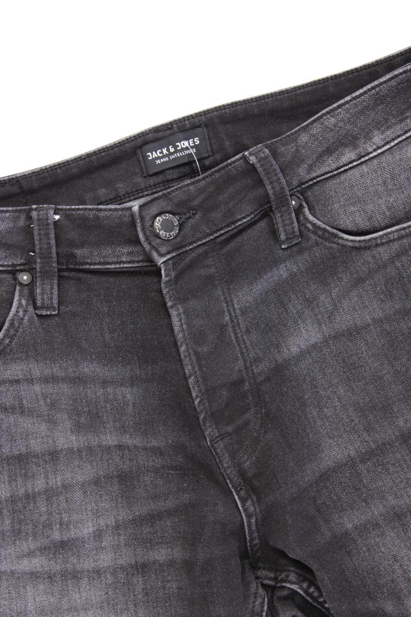 Jack & Jones Jeansshorts für Herren Gr. L grau aus Baumwolle
