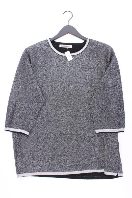 Cashmasoft Feinstrickpullover Gr. 52 silber aus Polyacryl