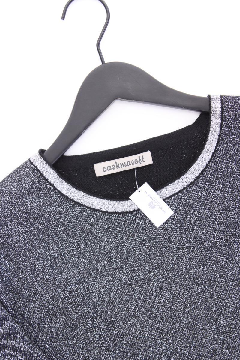 Cashmasoft Feinstrickpullover Gr. 52 silber aus Polyacryl