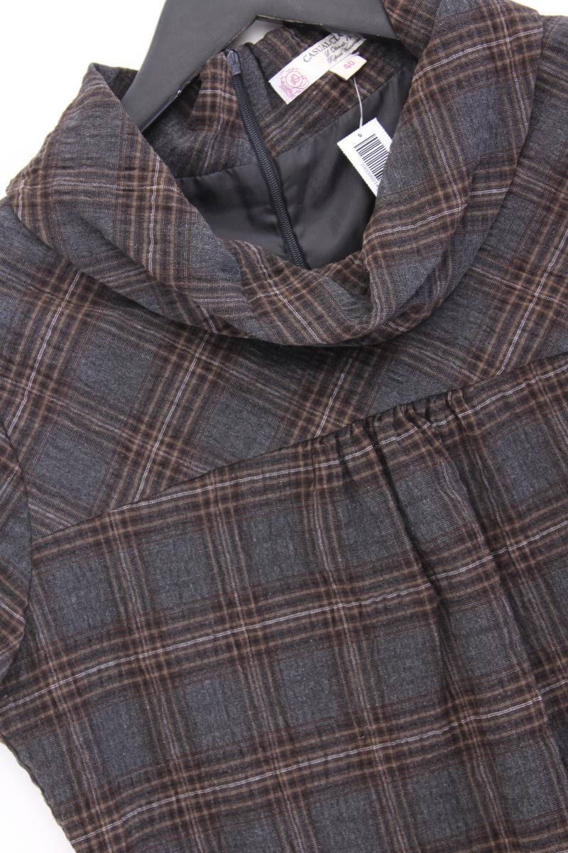 s.Oliver Kurzarmkleid Gr. 40 kariert braun