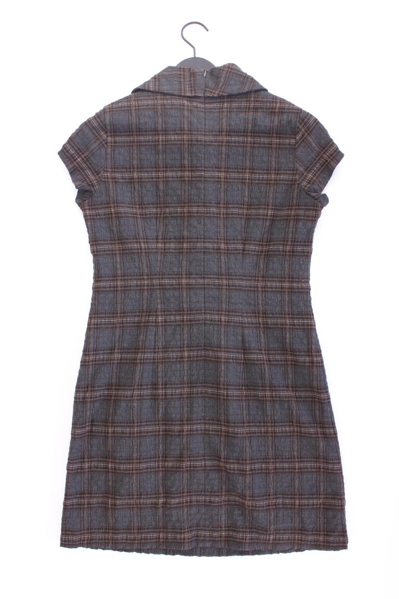 s.Oliver Kurzarmkleid Gr. 40 kariert braun