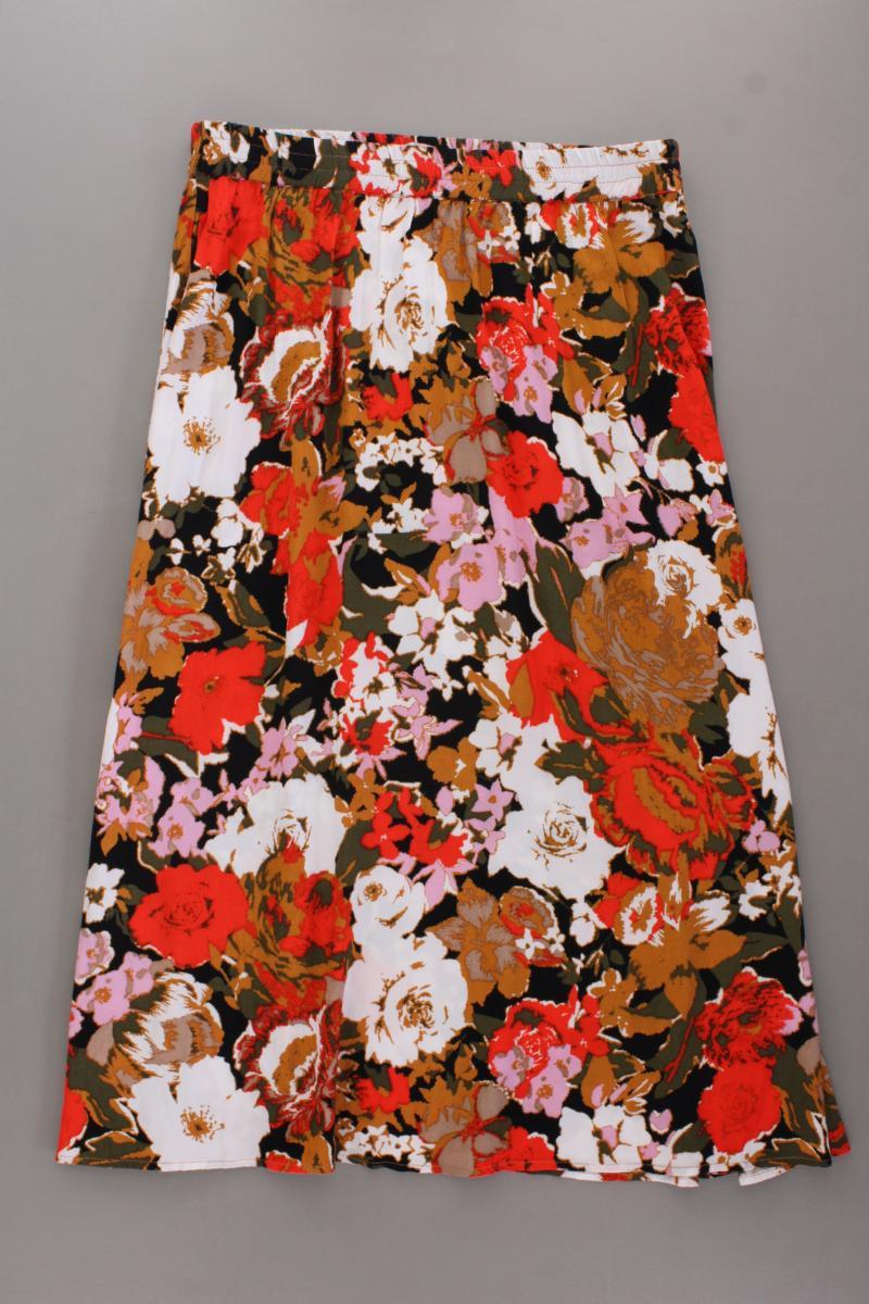 Ichi Stretchrock Gr. 38 mit Blumenmuster mehrfarbig aus Viskose