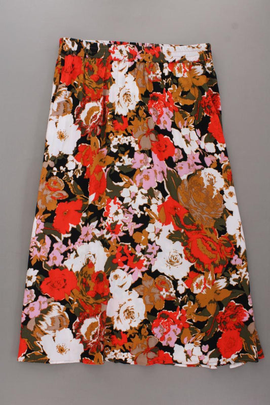 Ichi Stretchrock Gr. 38 mit Blumenmuster mehrfarbig aus Viskose