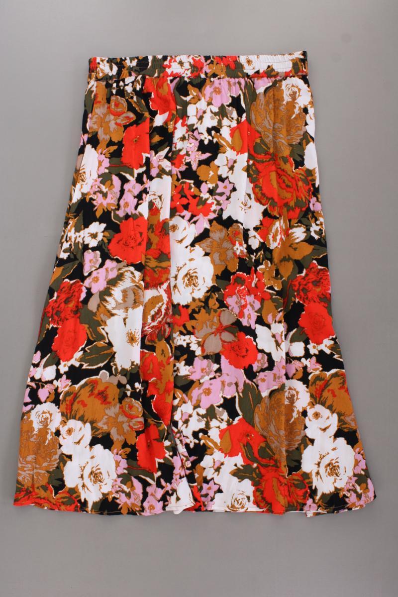 Ichi Stretchrock Gr. 38 mit Blumenmuster mehrfarbig aus Viskose