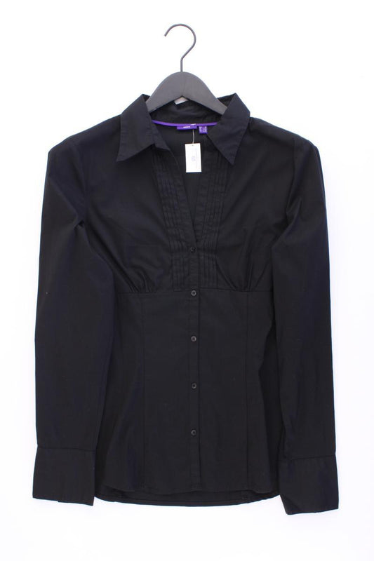 Mexx Langarmbluse Gr. 40 schwarz aus Baumwolle