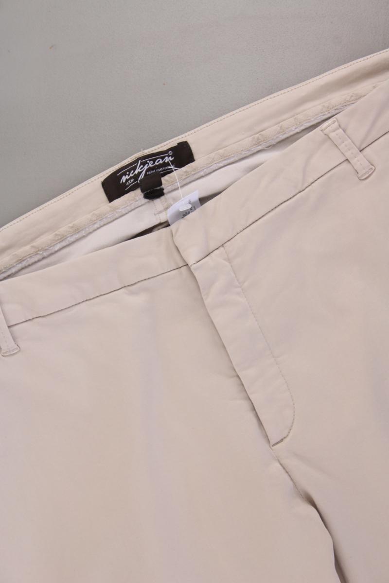 Nickjean Amsterdam Hose Gr. 46 creme aus Baumwolle