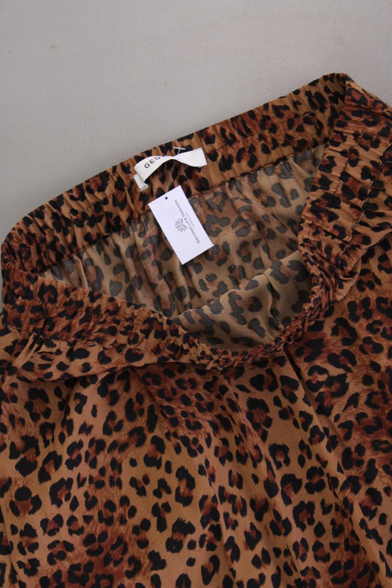 Gestuz Stretchrock Gr. 36 mit Tierdruck braun