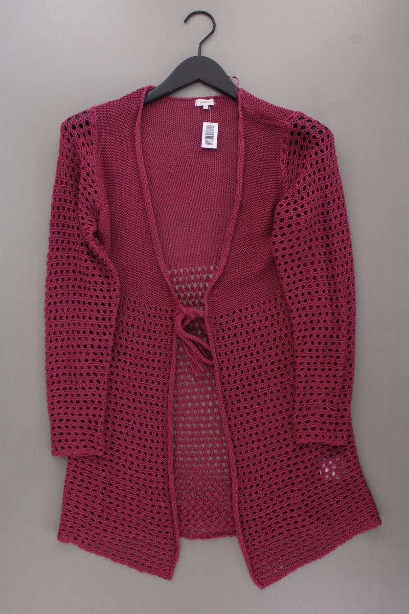 Kaffe Strickjacke Gr. S Langarm lila aus Polyacryl