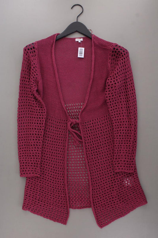 Kaffe Strickjacke Gr. S Langarm lila aus Polyacryl
