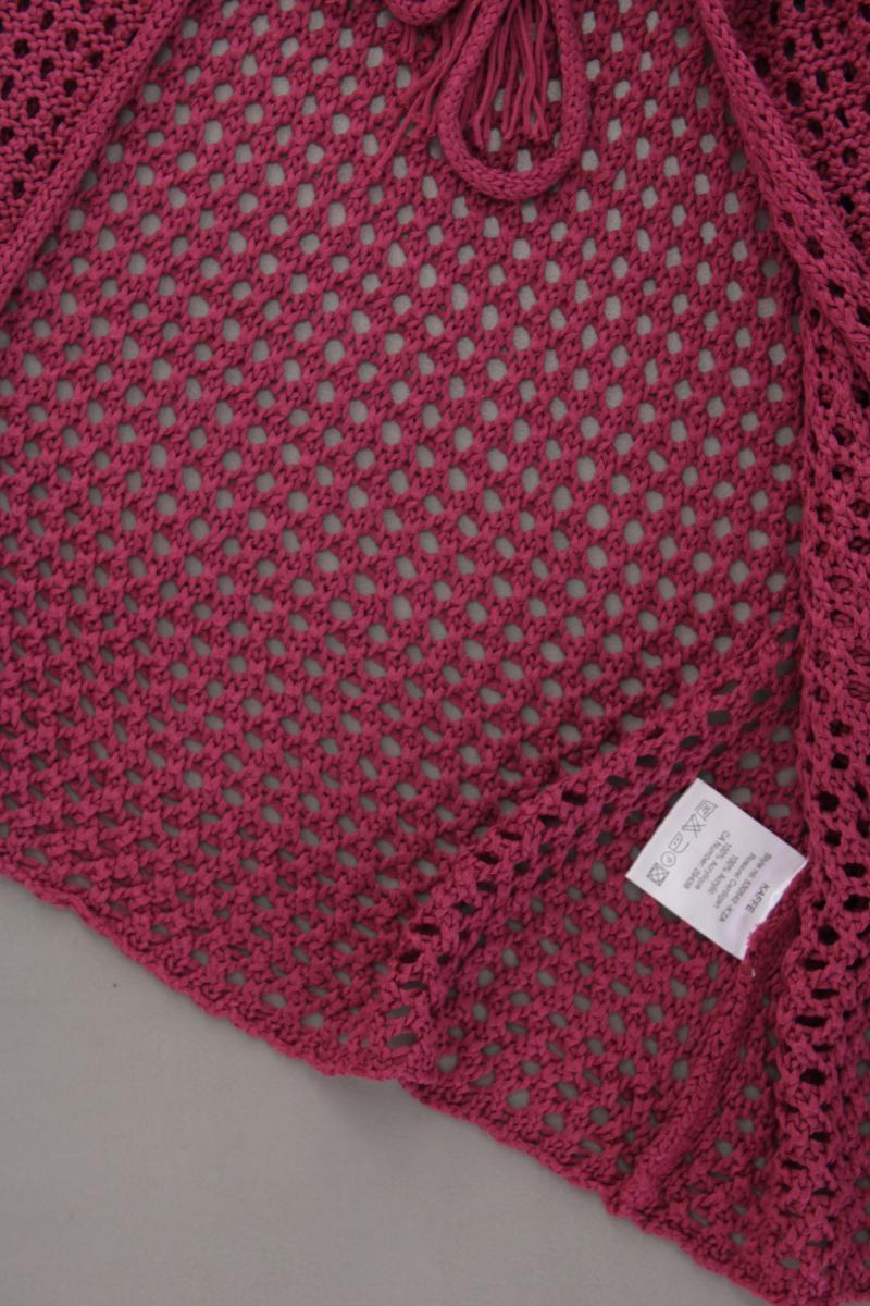 Kaffe Strickjacke Gr. S Langarm lila aus Polyacryl