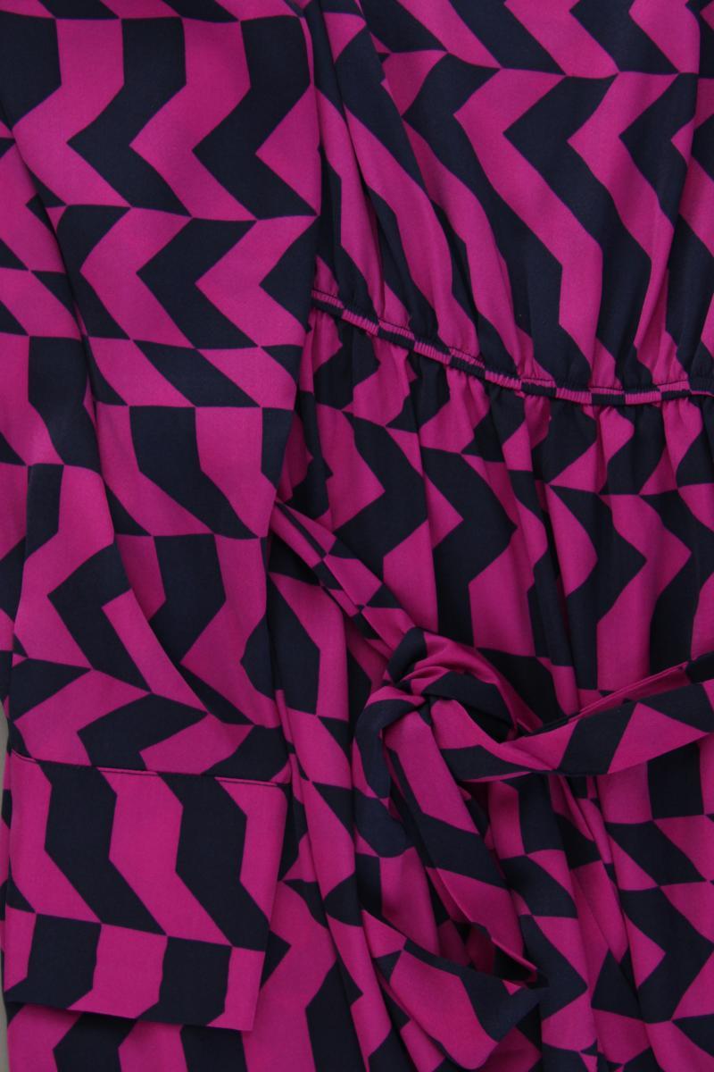 FIFTH HOUSE Langarmkleid Gr. 42 geometrisches Muster lila aus Polyester