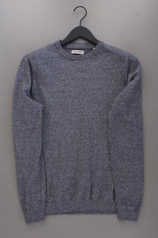 Jack & Jones Feinstrickpullover für Herren Gr. S grau aus Baumwolle