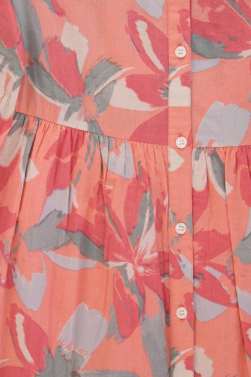 Lexington Blusenkleid Gr. S Langarm rosa aus Baumwolle