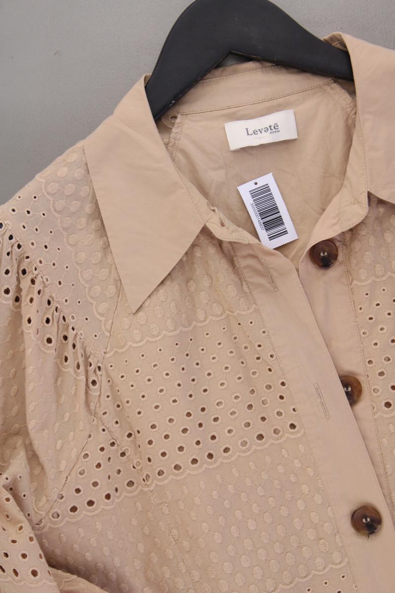 Leveté Room Kurzarmkleid Gr. L braun