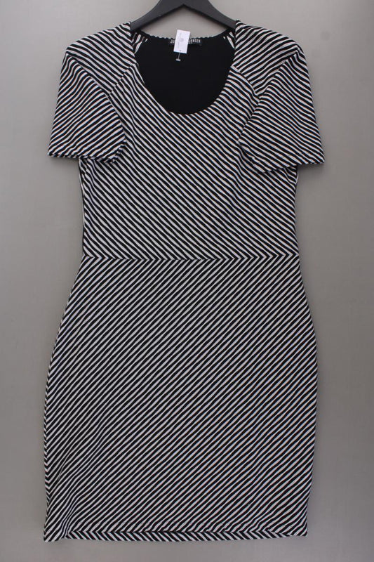 Juffrouw Jansen Amsterdam Bleistiftkleid Gr. XL gestreift Kurzarm grau