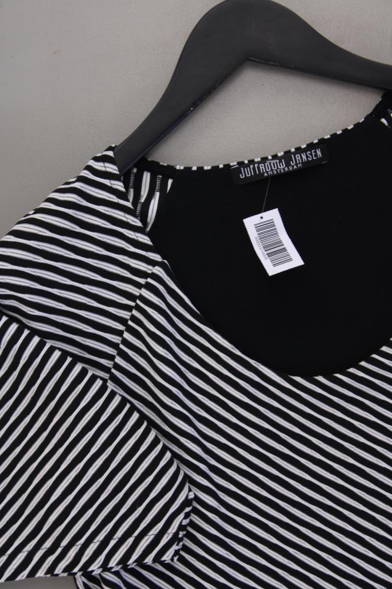 Juffrouw Jansen Amsterdam Bleistiftkleid Gr. XL gestreift Kurzarm grau