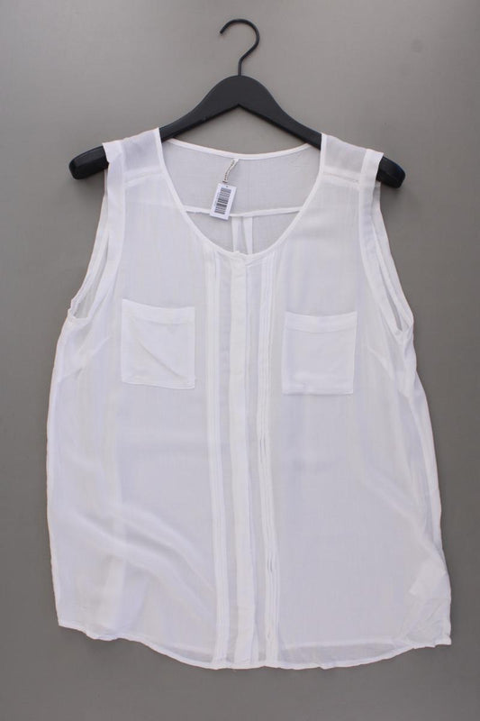 soyaconcept Ärmellose Bluse Gr. L weiß aus Viskose