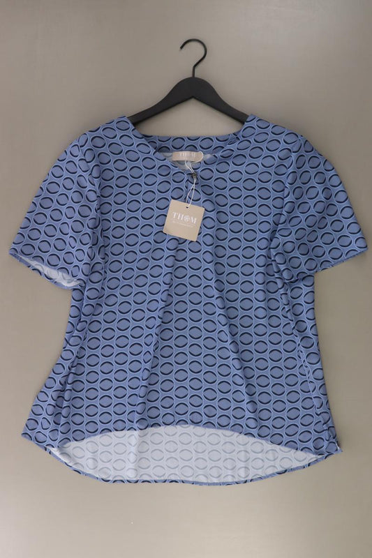 Thom by Thomas Rath Kurzarmbluse Gr. 44 neu mit Etikett blau aus Polyester