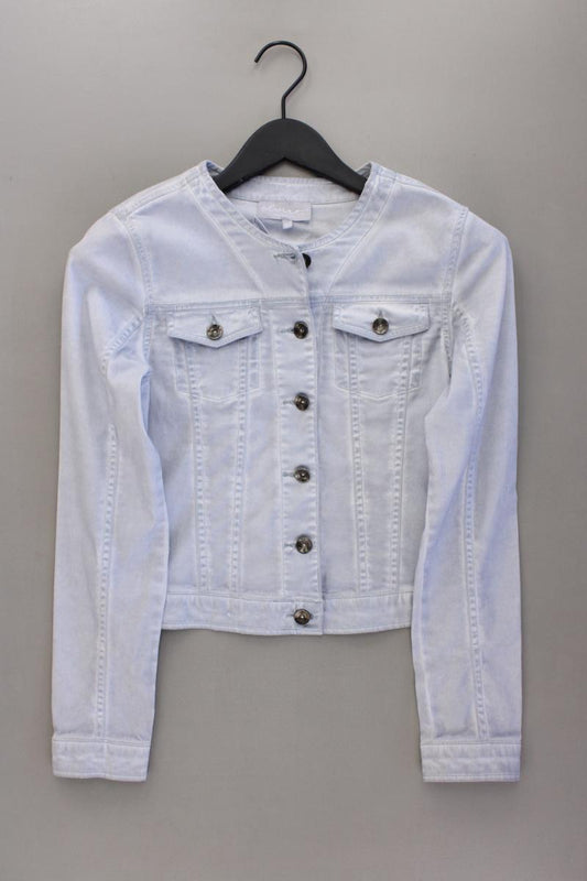 Elvira Übergangsjacke Gr. 36 blau aus Baumwolle