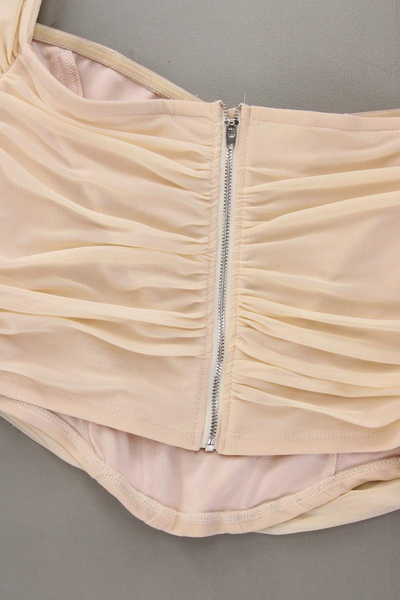 Shein Crop Top Gr. XXL neuwertig creme aus Polyamid