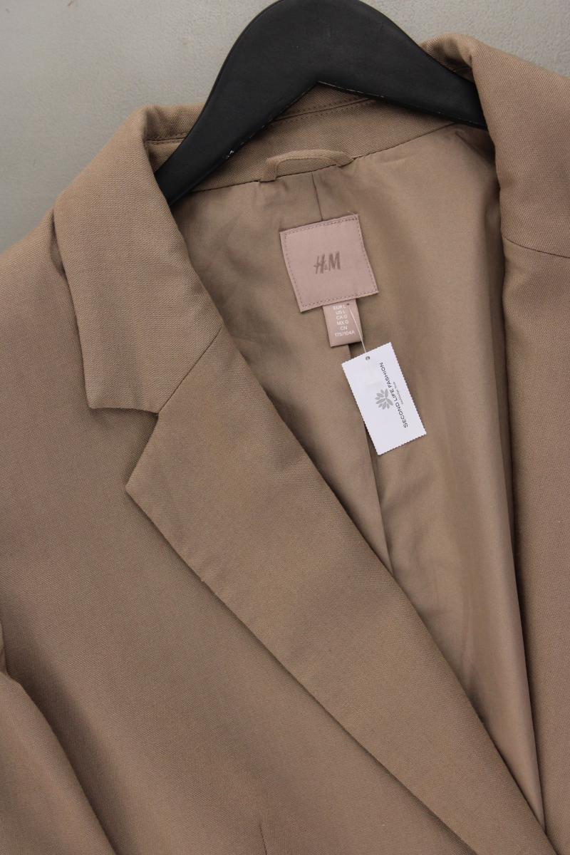 H&M Blazer Gr. L braun aus Polyester