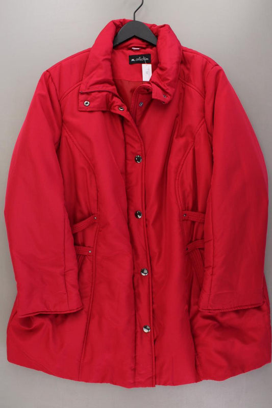 M. Collection Winterjacke Gr. 58 rot aus Polyester