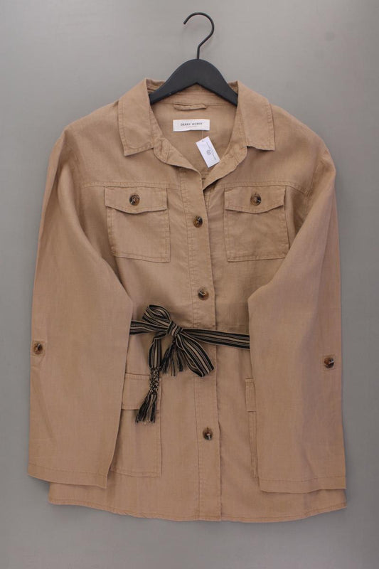 Gerry Weber Leinenjacke Gr. 44 braun