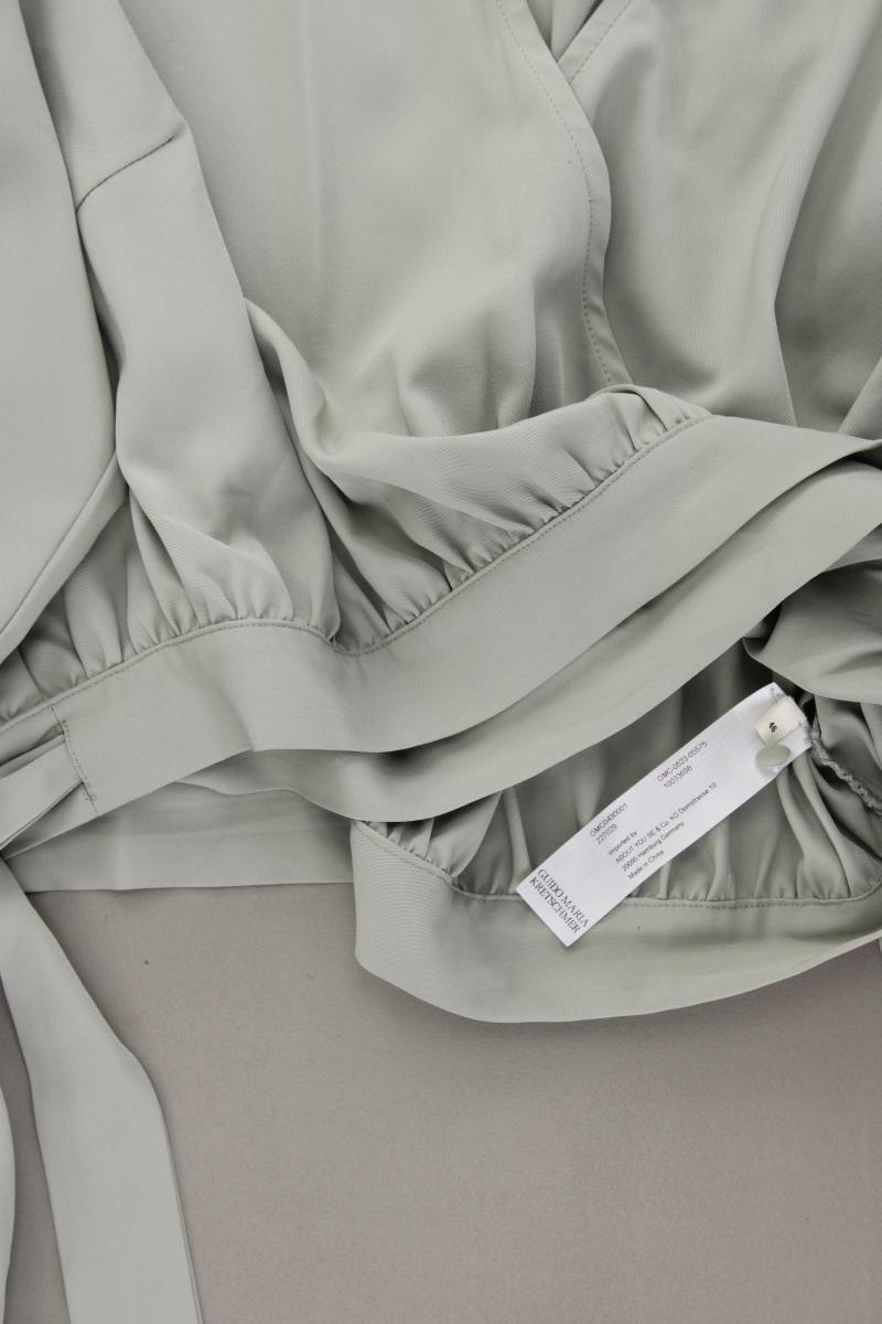 GuidoMaria Kretschmer AboutYou Crop Wickelbluse Gr. 46 neuwertig Langarm grün