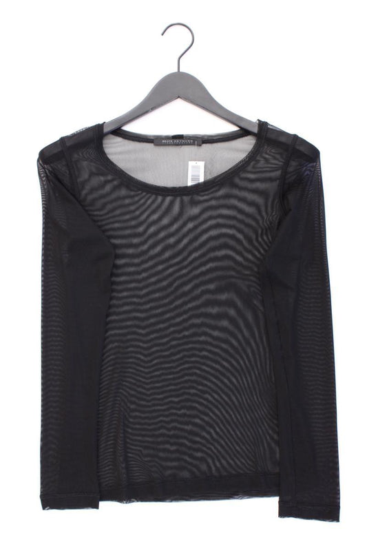 Beate Heymann Netzshirt Gr. 36 Langarm schwarz aus Polyamid