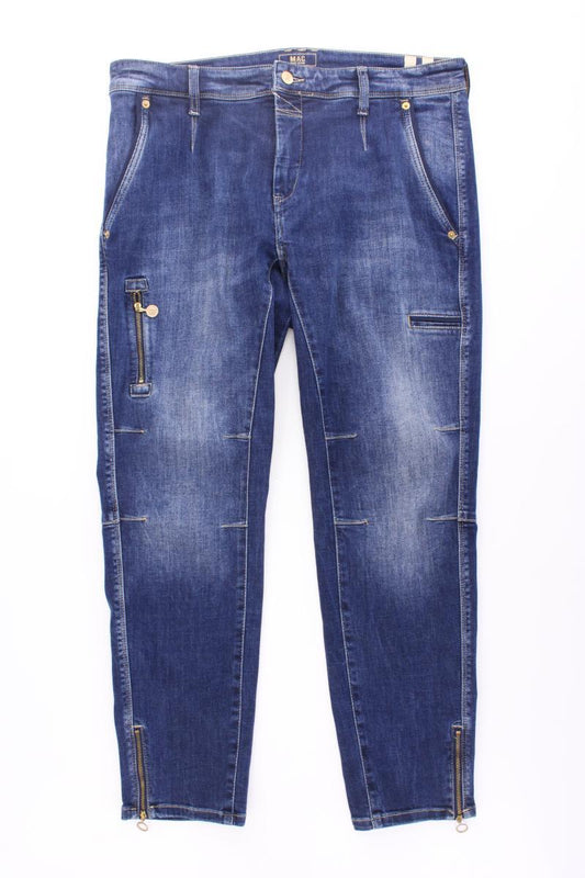 MAC Straight Jeans Gr. 40/L28 neuwertig Modell Rich Cargo blau aus Baumwolle