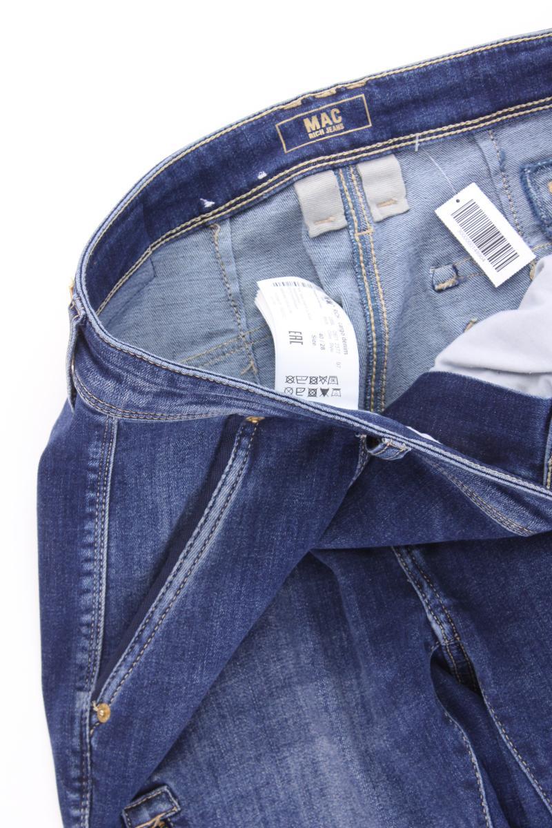MAC Straight Jeans Gr. 40/L28 neuwertig Modell Rich Cargo blau aus Baumwolle