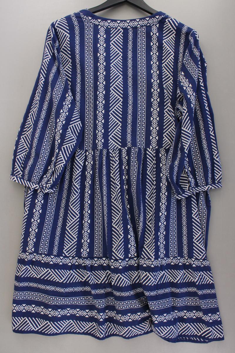 Zizzi Midikleid Gr. 48 3/4 Ärmel blau